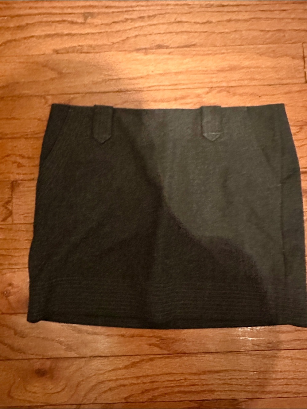 Vince Black Mini Skirt with Subtle Belt Loops